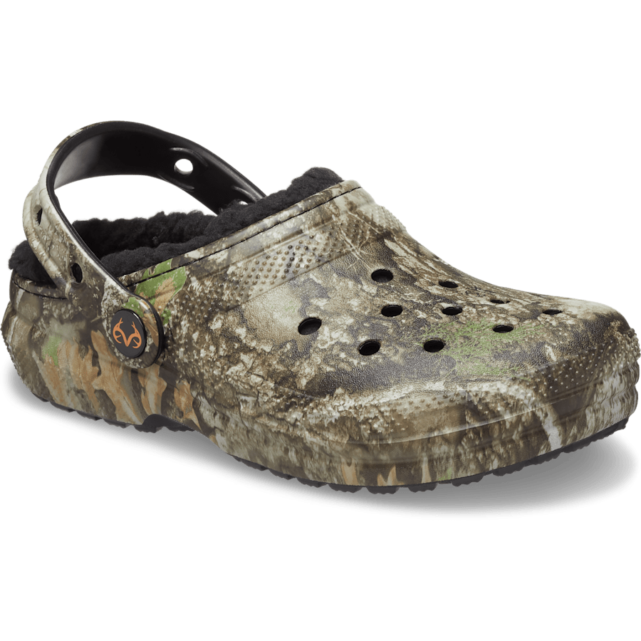 Multi Kids’ Realtree APX® Lined Classic Clog - Angle - Crocs