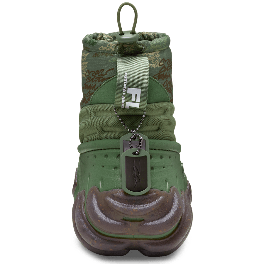 Army Green FL X Crocs Echo Boot - Back - Crocs
