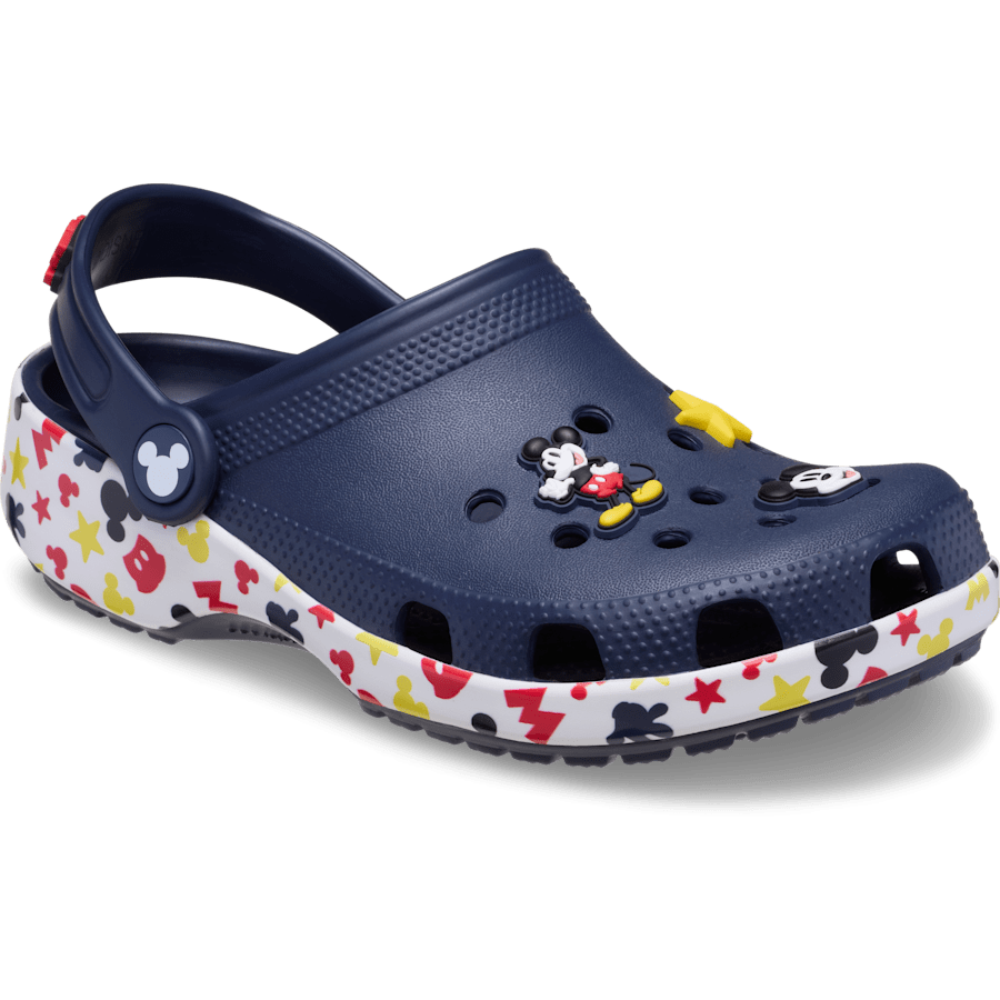 Multi Toddlers' Mickey & Friends Classic Clog - Angle - Crocs