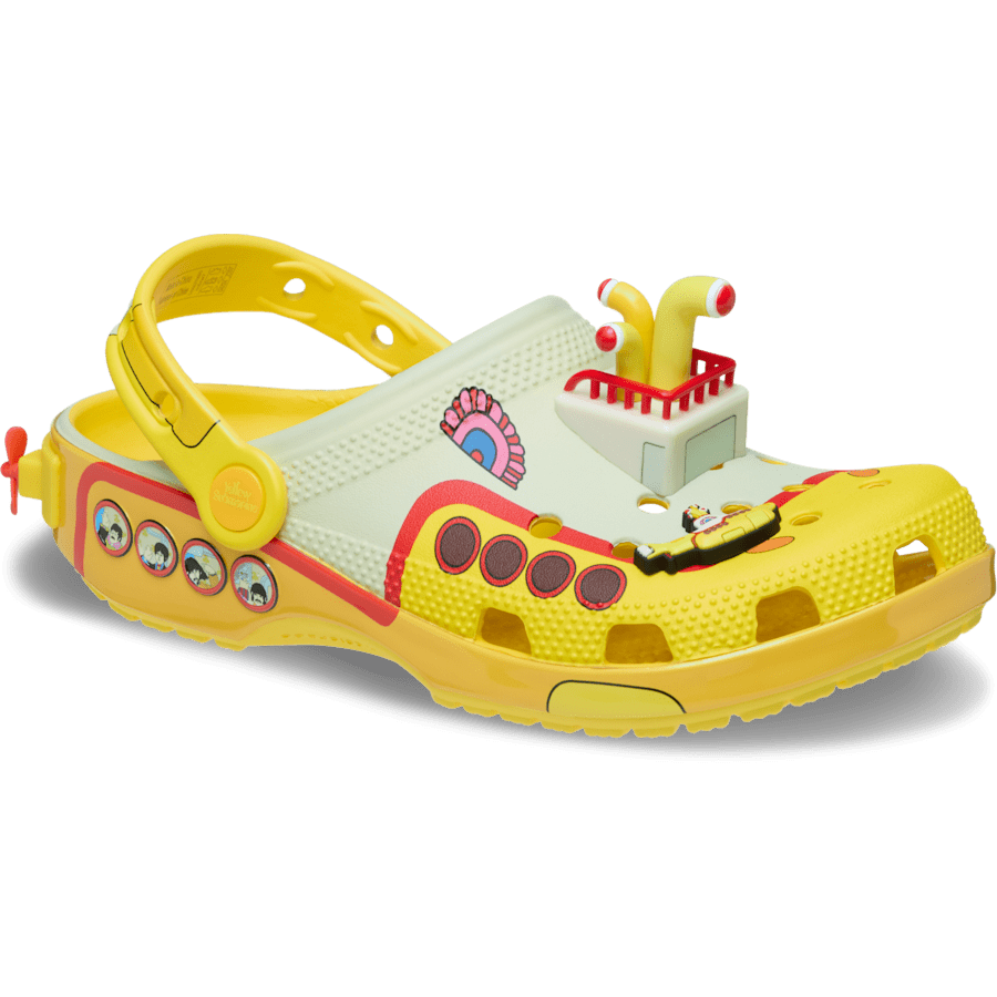 Multi Beatles Yellow Submarine Classic Clog - Angle - Crocs