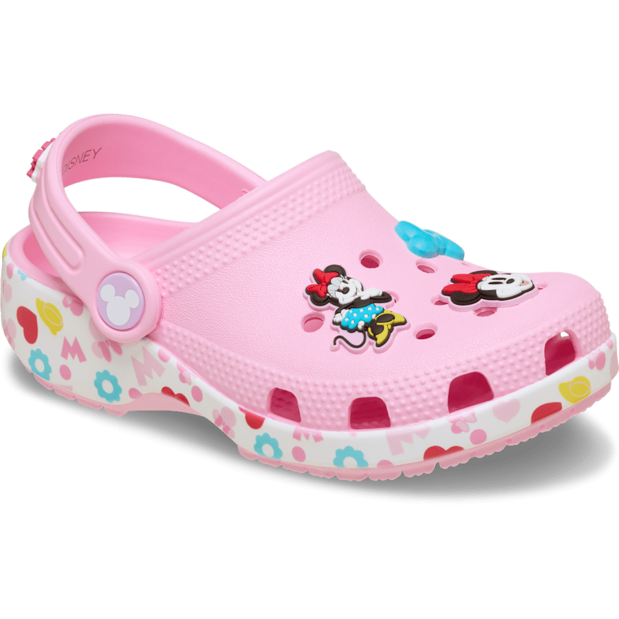 Multi Toddlers' Mickey & Friends Minnie Classic Clog - Angle - Crocs