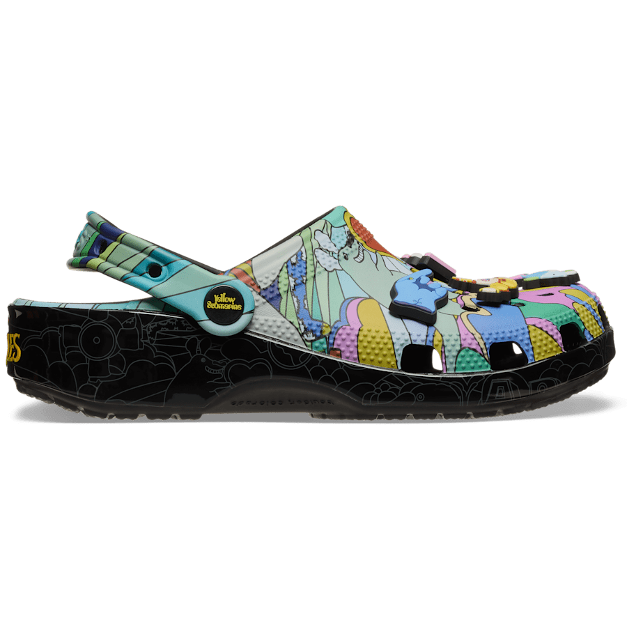 Multi The Beatles Love Classic Clog - Side - Crocs
