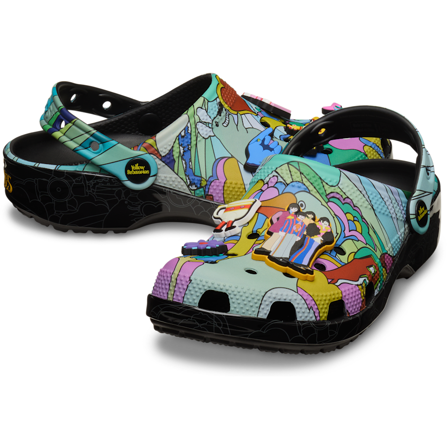 Multi The Beatles Love Classic Clog - Pair - Crocs