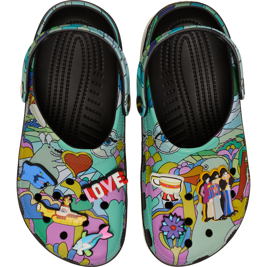 Multi The Beatles Love Classic Clog - Top - Crocs