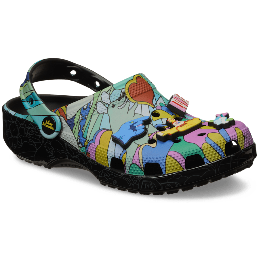 Multi The Beatles Love Classic Clog - Angle - Crocs