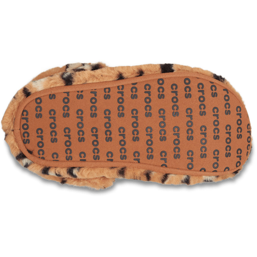 Léopard / Noir Classic Leopard Fur Cozzzy Slipper - Dessous - Crocs