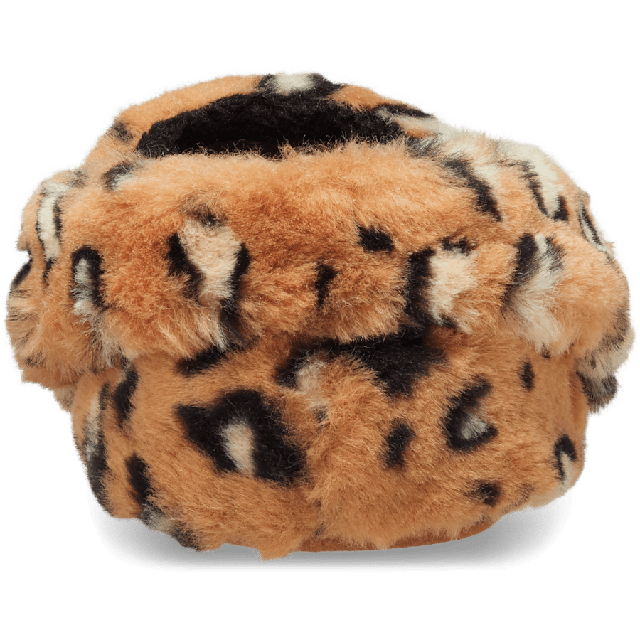 Léopard / Noir Classic Leopard Fur Cozzzy Slipper - Arrière - Crocs