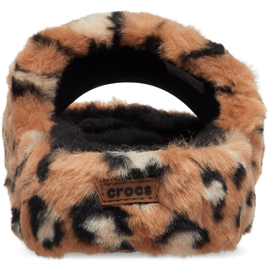 Leopard / Black Classic Leopard Fur Slide - Back - Crocs