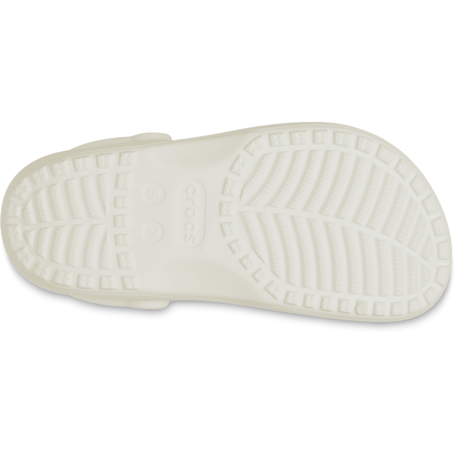 Chalk Classic Floral Cut-Out Clog - Bottom - Crocs