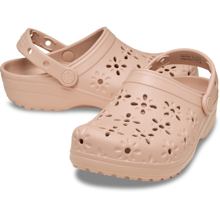 Classic Floral Cut-Out Clog