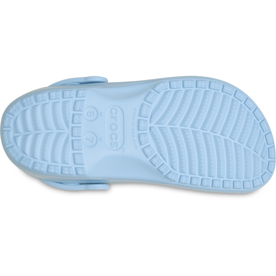Blue Calcite Classic Frosted Clog - Bottom - Crocs