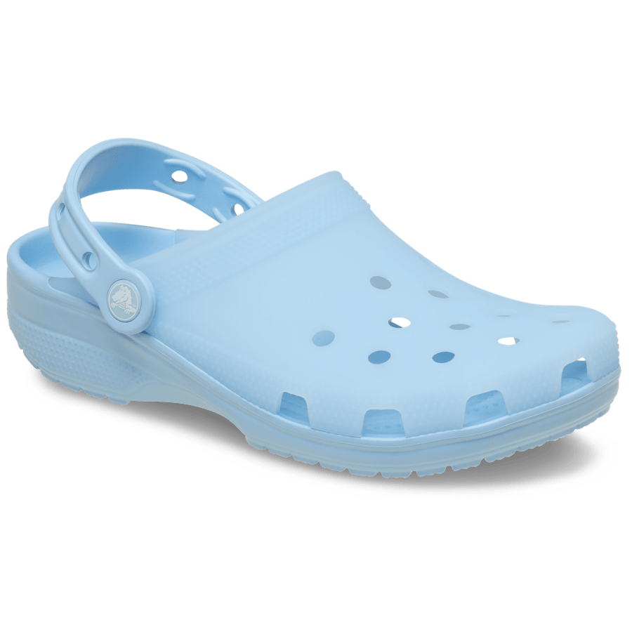 Blue Calcite Classic Frosted Clog - Angle - Crocs