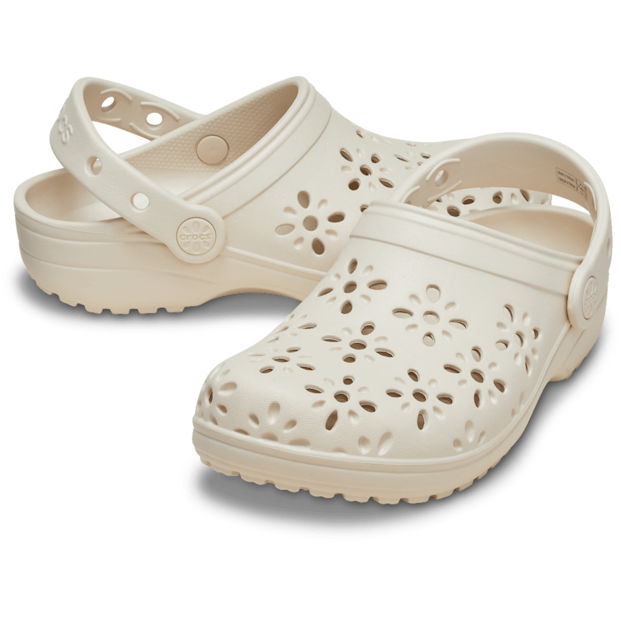 Frappé Kids' Classic Floral Cut-Out Clog - Pair - Crocs
