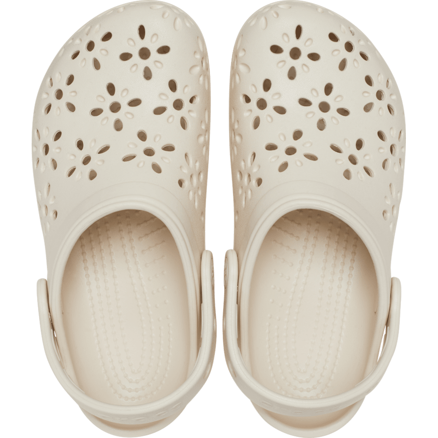 Frappé Kids' Classic Floral Cut-Out Clog - Top - Crocs