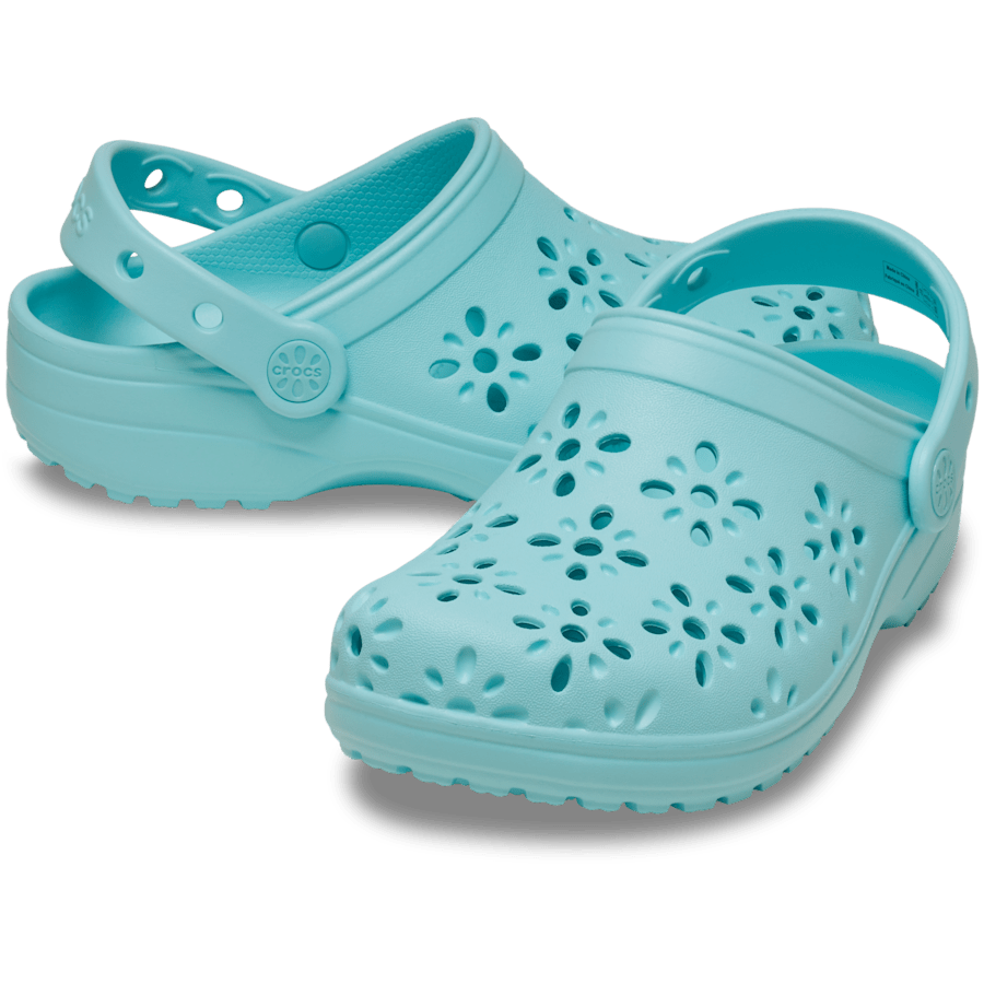 Kids' Classic Floral Cut-Out Clog