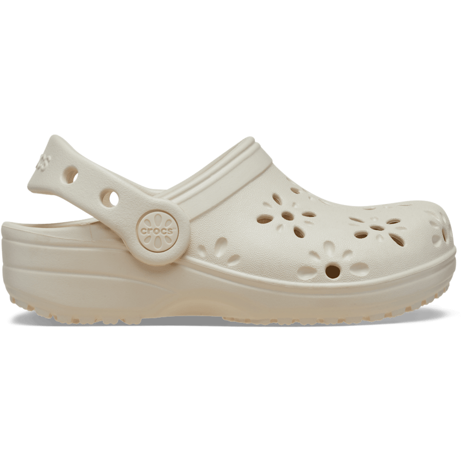 Frappé Toddler Classic Floral Cut-Out Clog - Side - Crocs