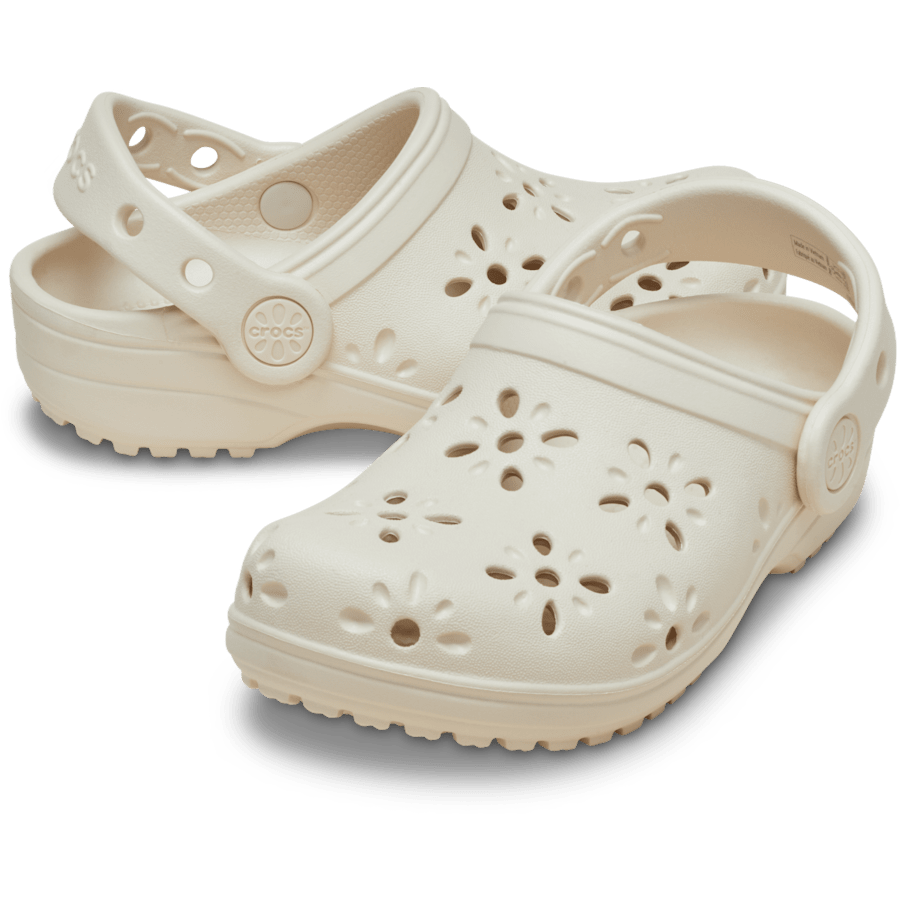 Frappé Toddler Classic Floral Cut-Out Clog - Pair - Crocs