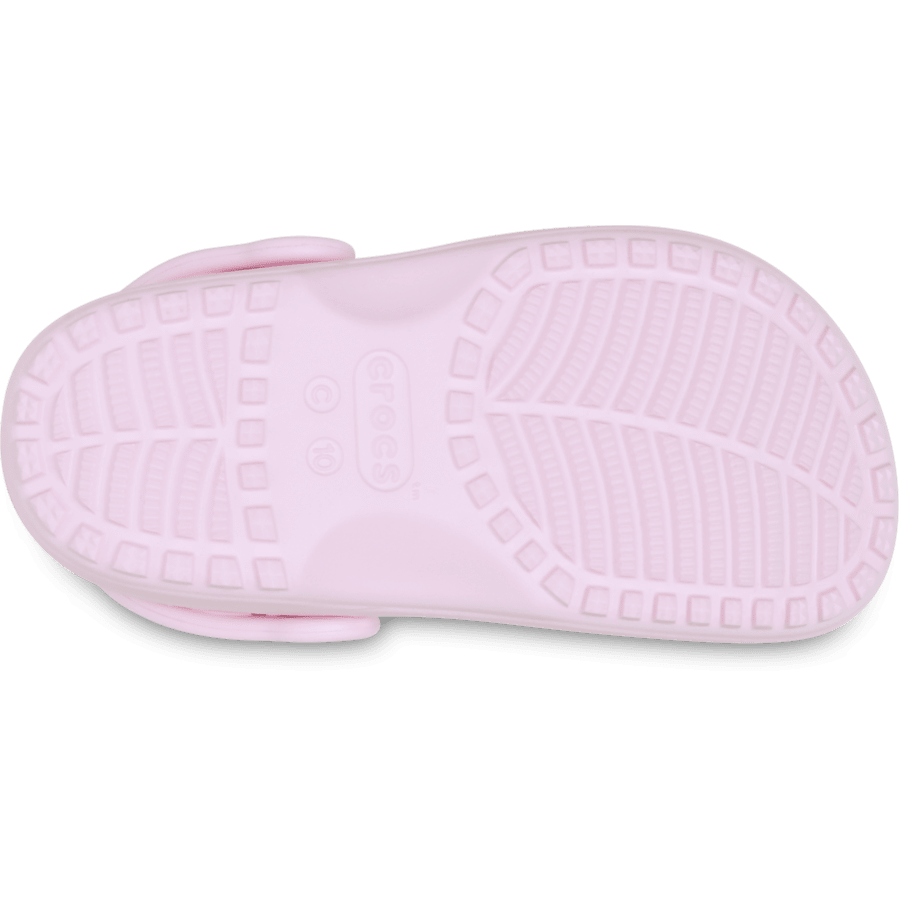 Pink Milk Toddler Classic Floral Cut-Out Clog - Bottom - Crocs