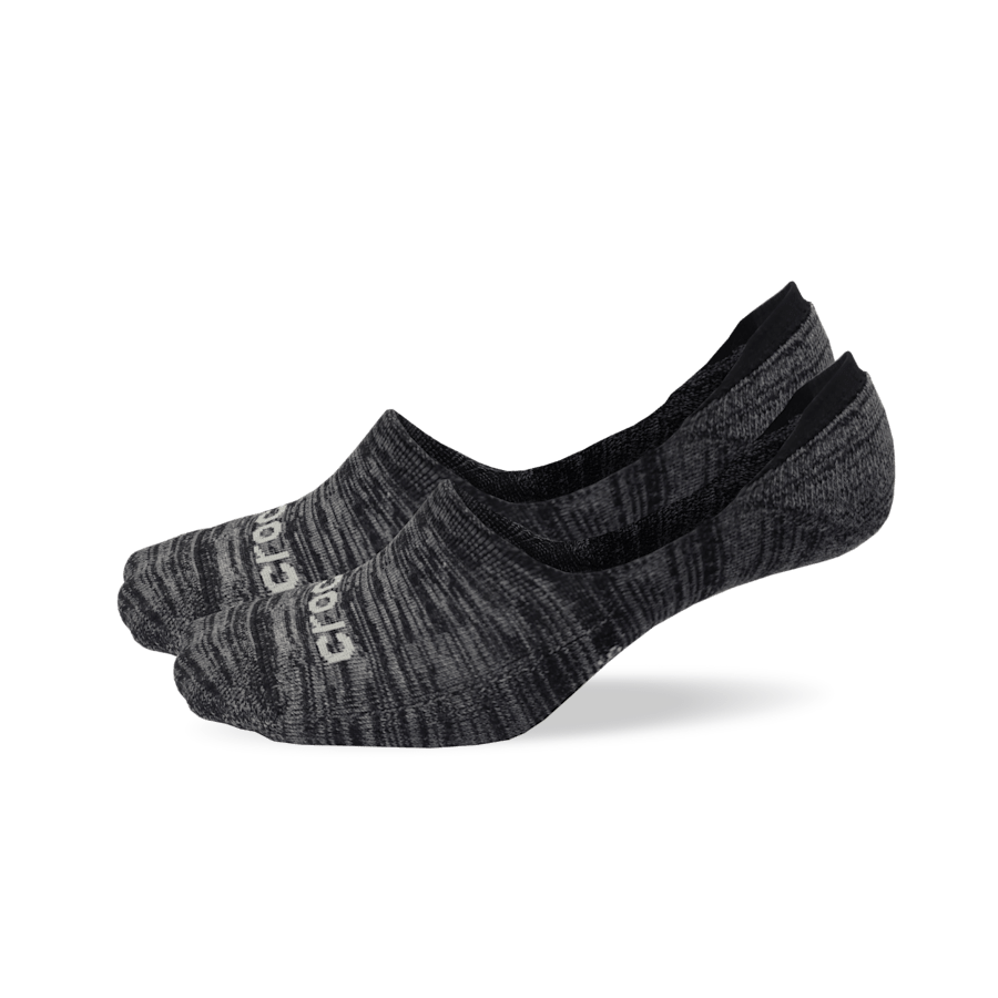 Charcoal / Multi CrocsSocks Hidden Liner 3PK - Custom Angle - Crocs