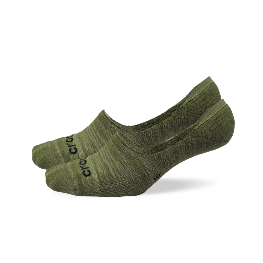 Moss/Multi CrocsSocks Hidden Liner 3PK - Custom Angle - Crocs