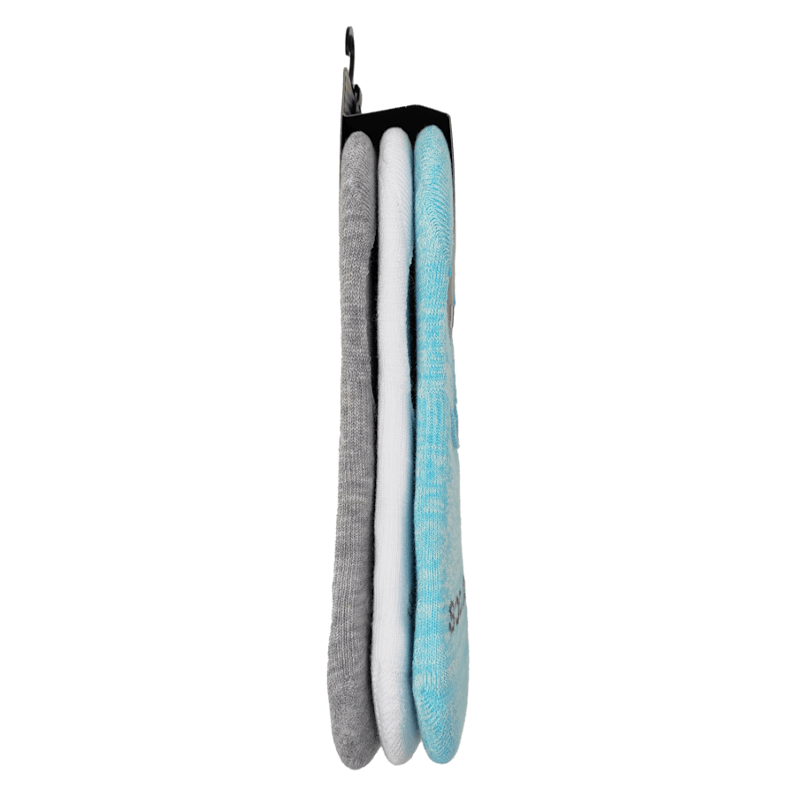 Aqua CrocsSocks Hidden Liner 3PK - Custom Angle - Crocs