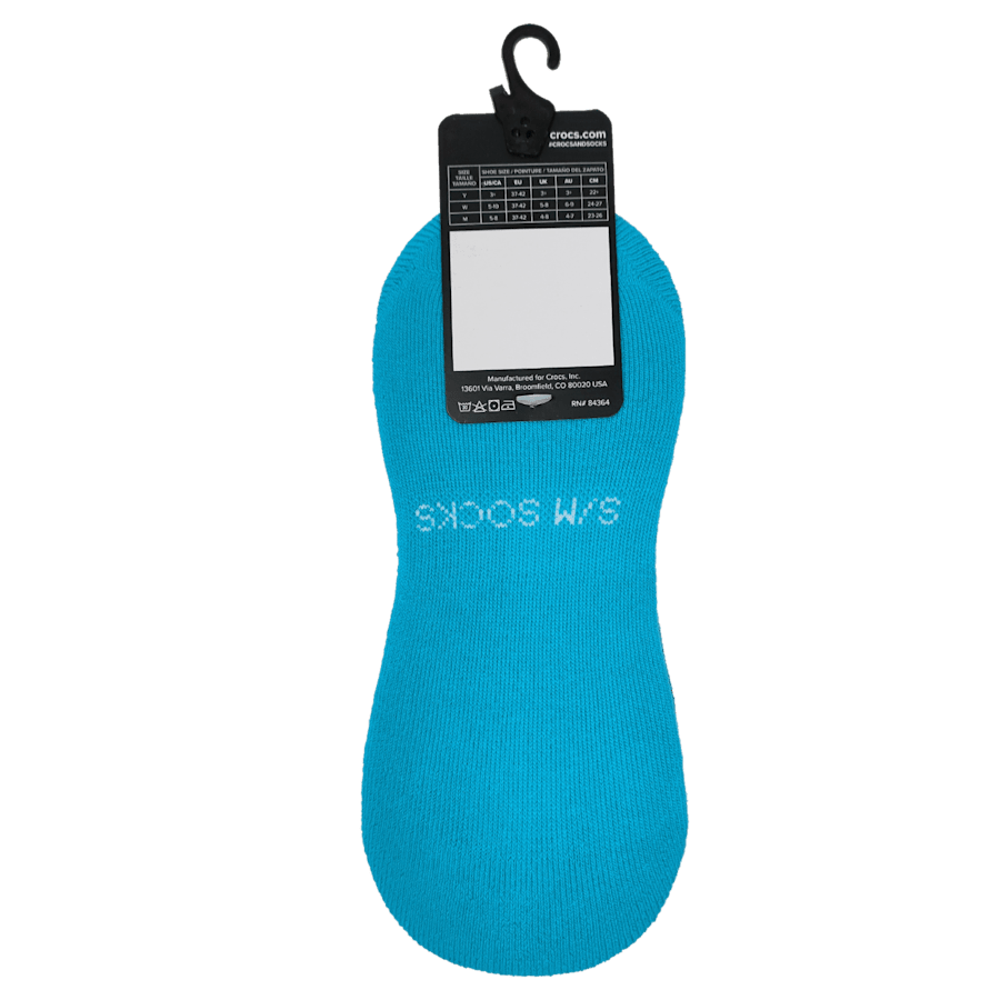 Blue / Multi CrocsSocks Hidden Liner 3PK - Custom Angle - Crocs
