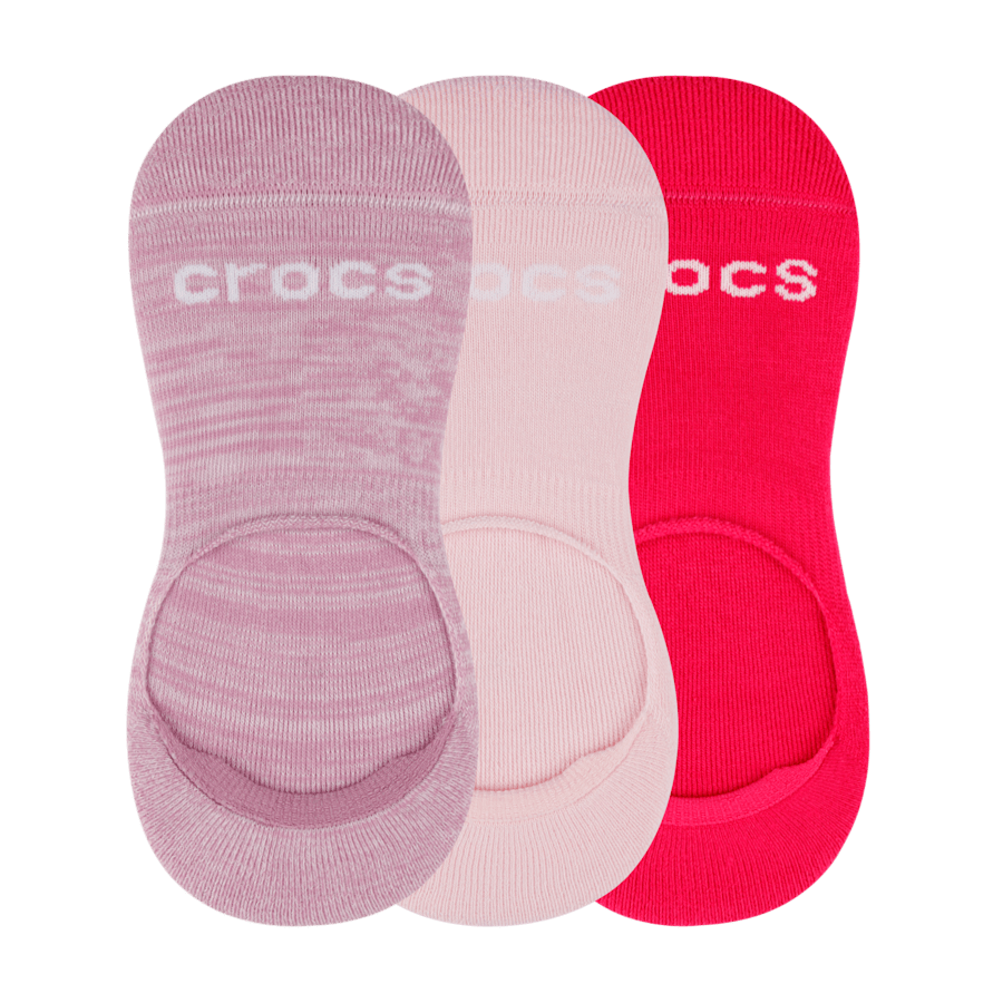 Hydrangea / Multi Hidden Liner Socks 3PK - Schrägsicht - Crocs
