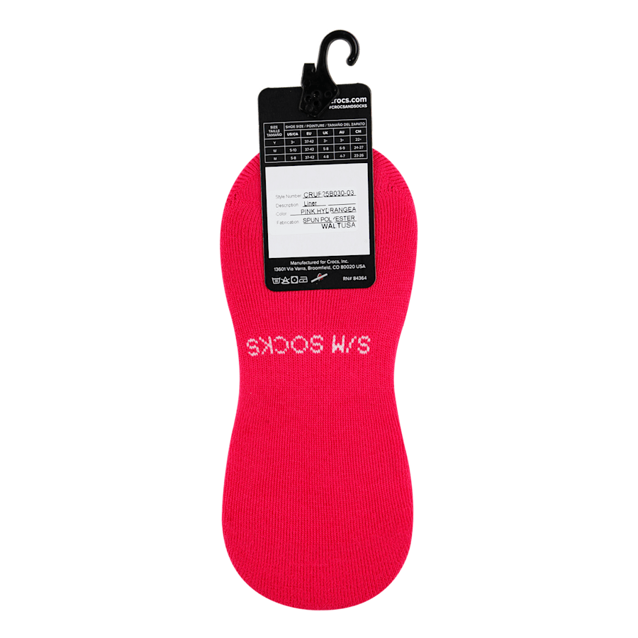 Hydrangea / Multi Hidden Liner Socks 3PK - Lebensstil - Crocs