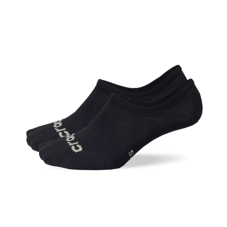 Black Crocs Socks Low Show 3-Pack - Side - Crocs