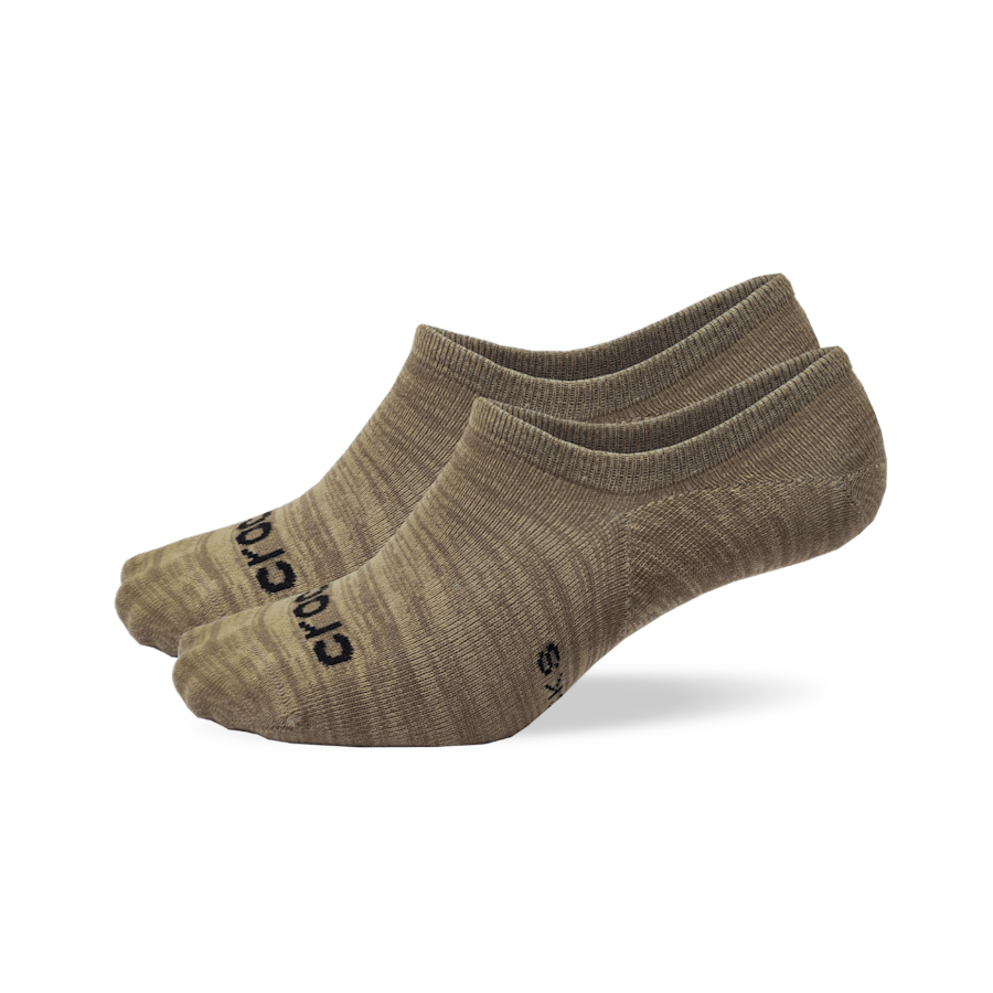 Truffle / Multi Crocs Socks Low Show 3-Pack - Custom Angle - Crocs