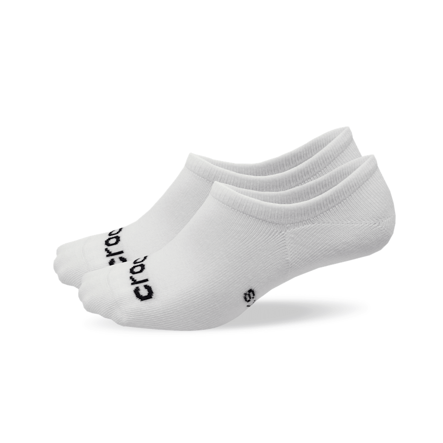 White Crocs Socks Low Show 3-Pack - Side - Crocs