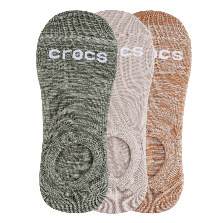 Farbe Low Show Socks 3PK - Seitenansicht - Crocs