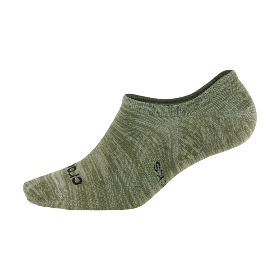 Moss/Multi Crocs Socks Low Show 3-Pack - Back - Crocs