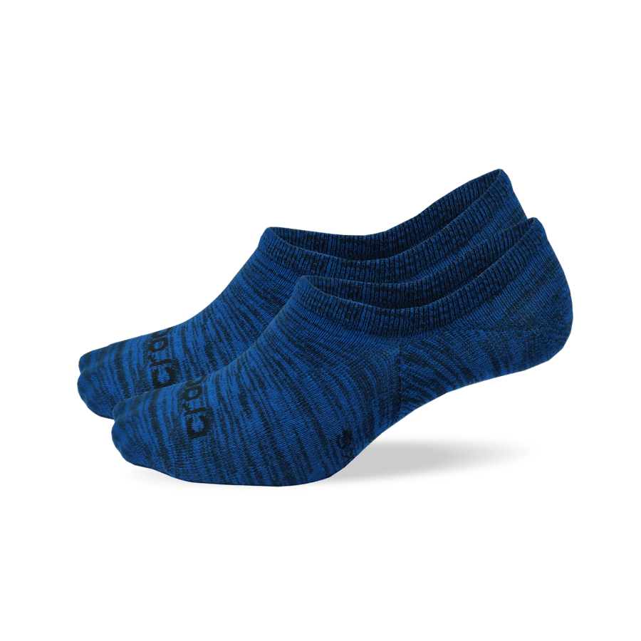 Deep Navy / Multi Crocs Socks Low Show 3-Pack - Side - Crocs