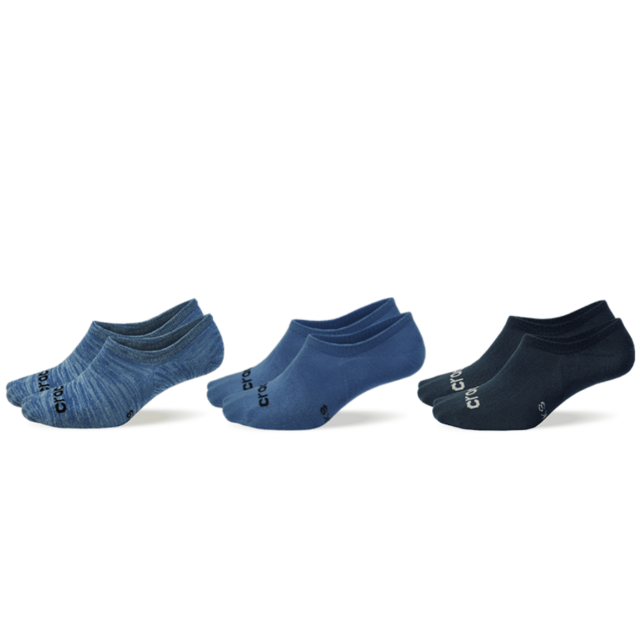 Farbe Low Show Socks 3PK - Schrägsicht - Crocs