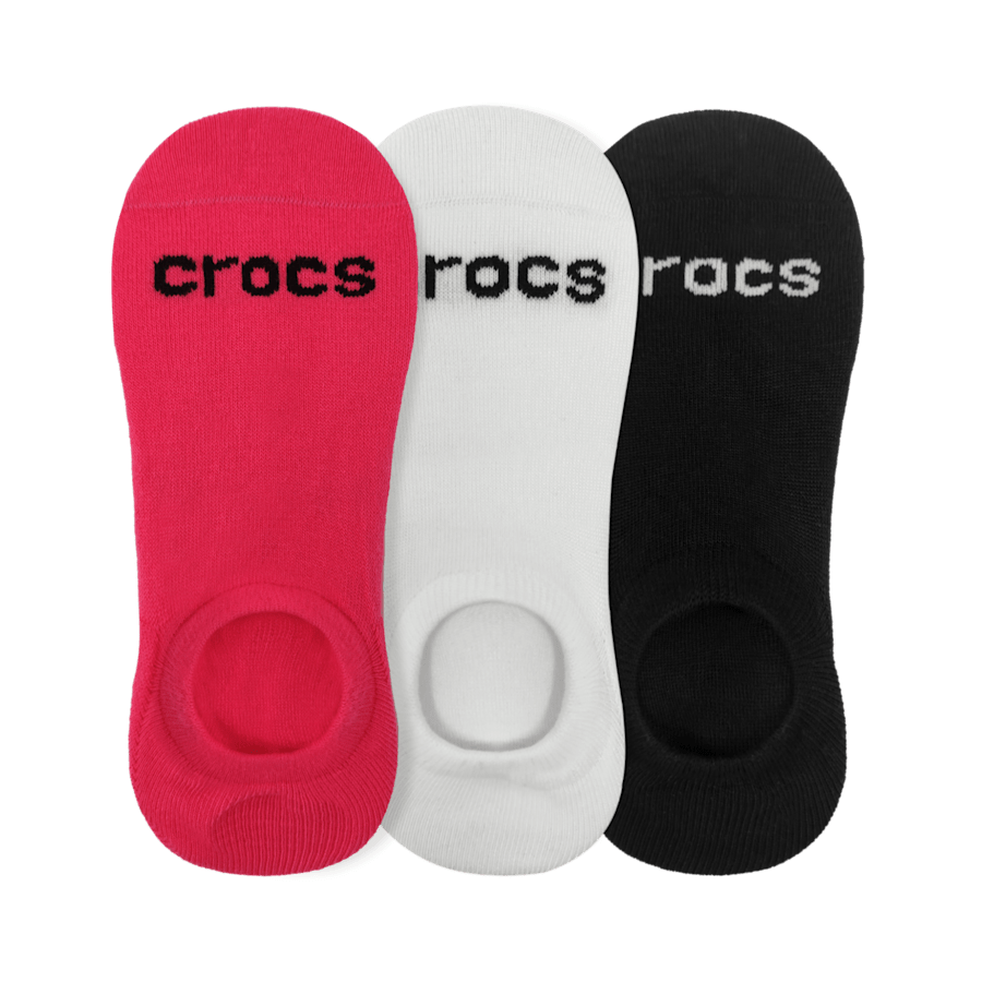 Juice / Multi Crocs Socks Low Show 3-Pack - Top - Crocs