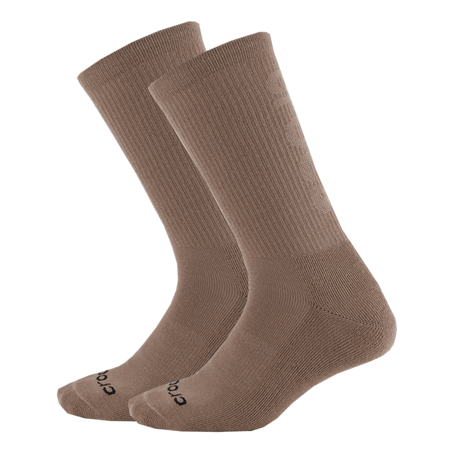 CrocsSocks Crew Texture Logo 3-Pack