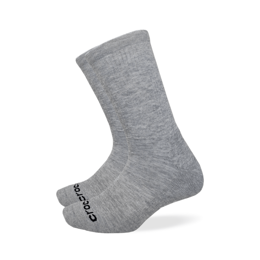 Aqua Crocs Socks Crew Random Feed Heel Toe 3-Pack - Custom Angle - Crocs