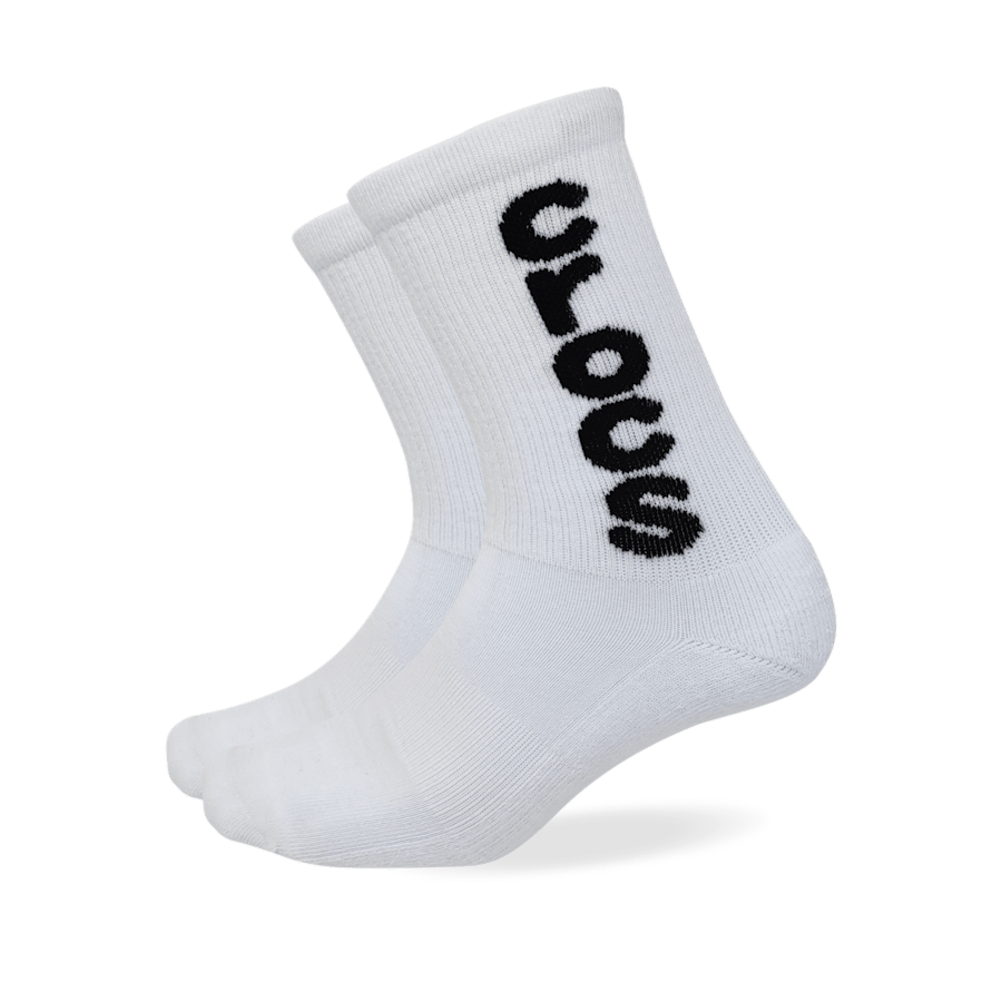 Farbe Macro Logo Crew Socks 3PK - Seitenansicht - Crocs
