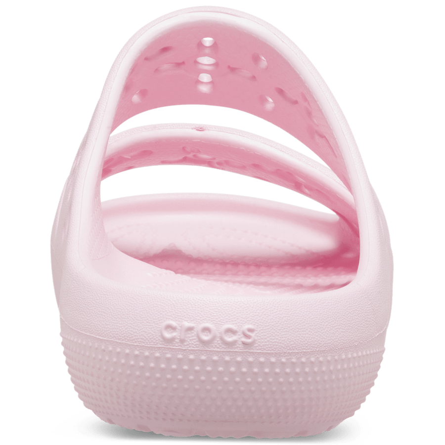 Pink Milk Classic Floral Cutout Sandal - Back - Crocs