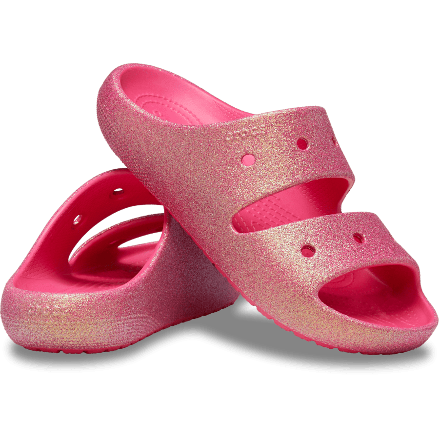 Dragon Fruit Classic Iridescent Glitter Sandal 2.0 - Pair - Crocs