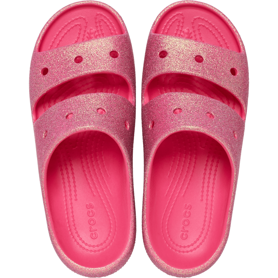 Dragon Fruit Classic Iridescent Glitter Sandal 2.0 - Top - Crocs