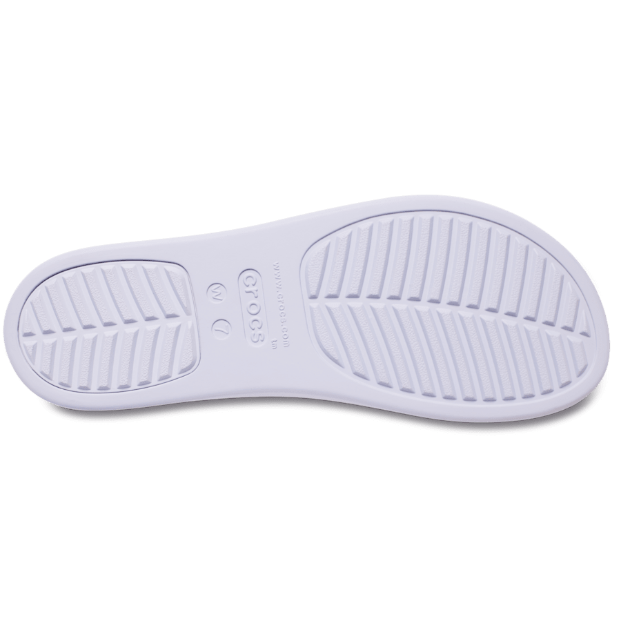 Purple Moon Brooklyn Buckle Frosted Low Wedge - Bottom - Crocs