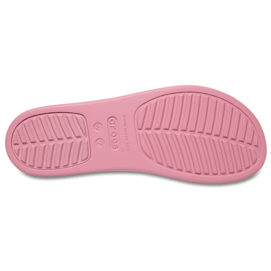 Rosette Brooklyn Buckle Frosted Low Wedge - Bottom - Crocs