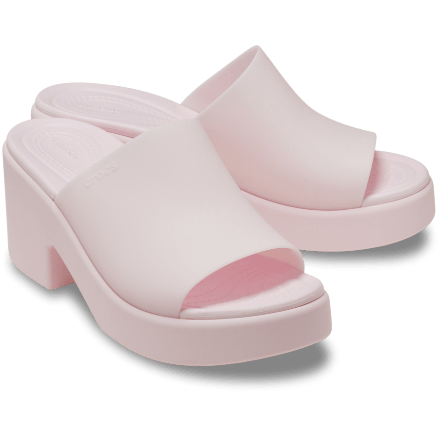 Pink Milk Brooklyn Frosted Slide Heel - Pair - Crocs