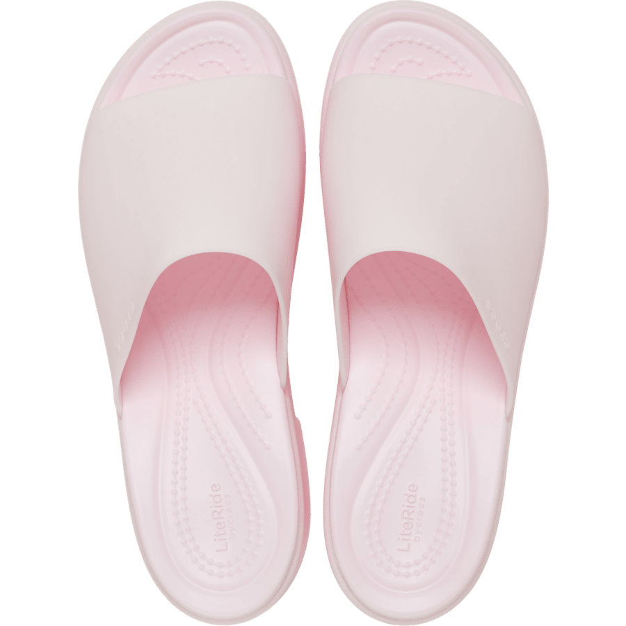 Pink Milk Brooklyn Frosted Slide Heel - Top - Crocs