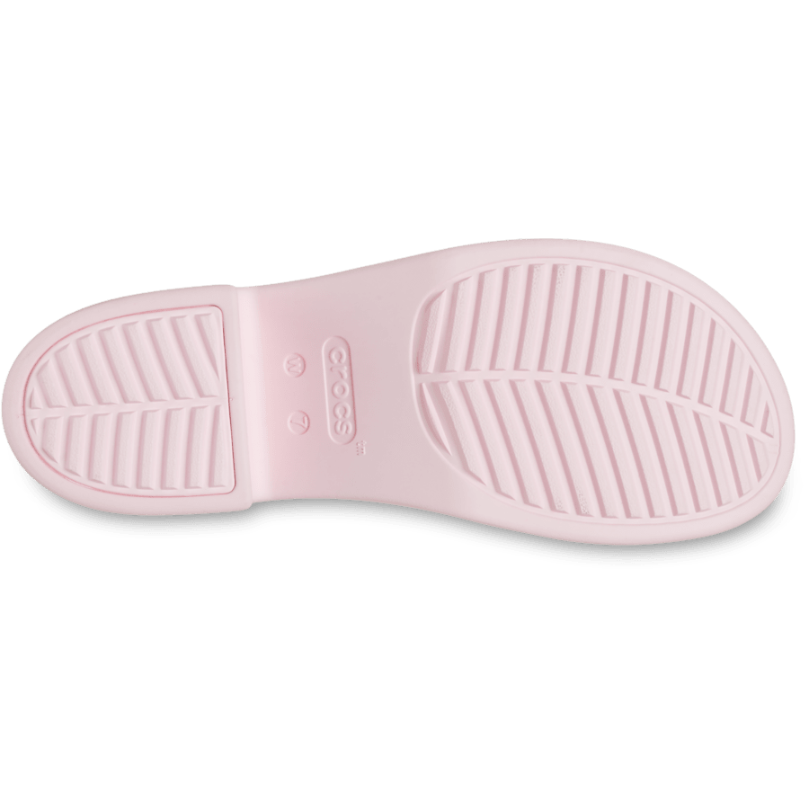 Pink Milk Brooklyn Frosted Slide Heel - Bottom - Crocs