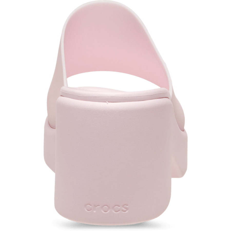 Pink Milk Brooklyn Frosted Slide Heel - Back - Crocs