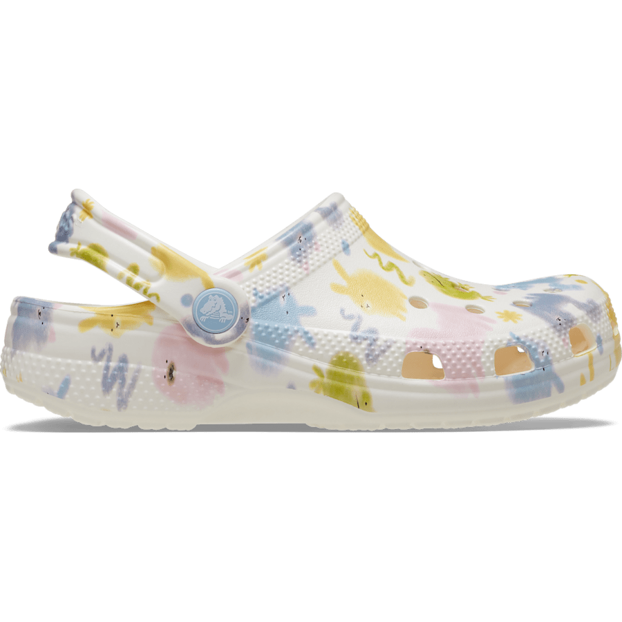 Chalk Toddler Classic Pastel Pets Clog - Side - Crocs