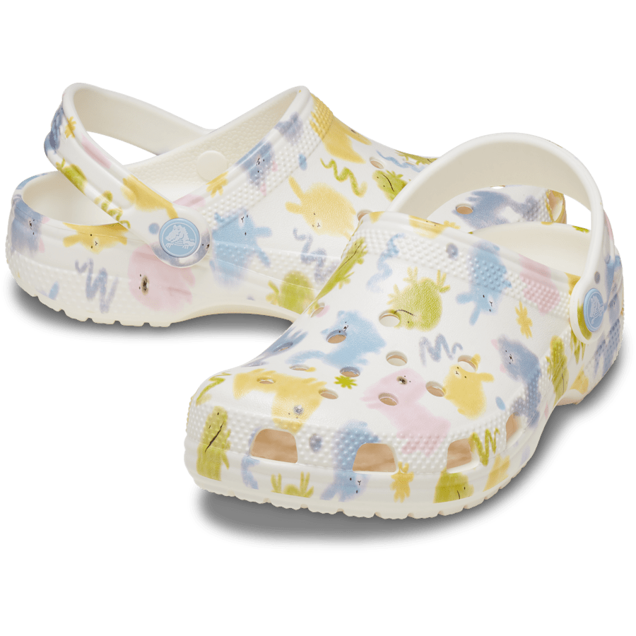 Chalk Toddler Classic Pastel Pets Clog - Pair - Crocs